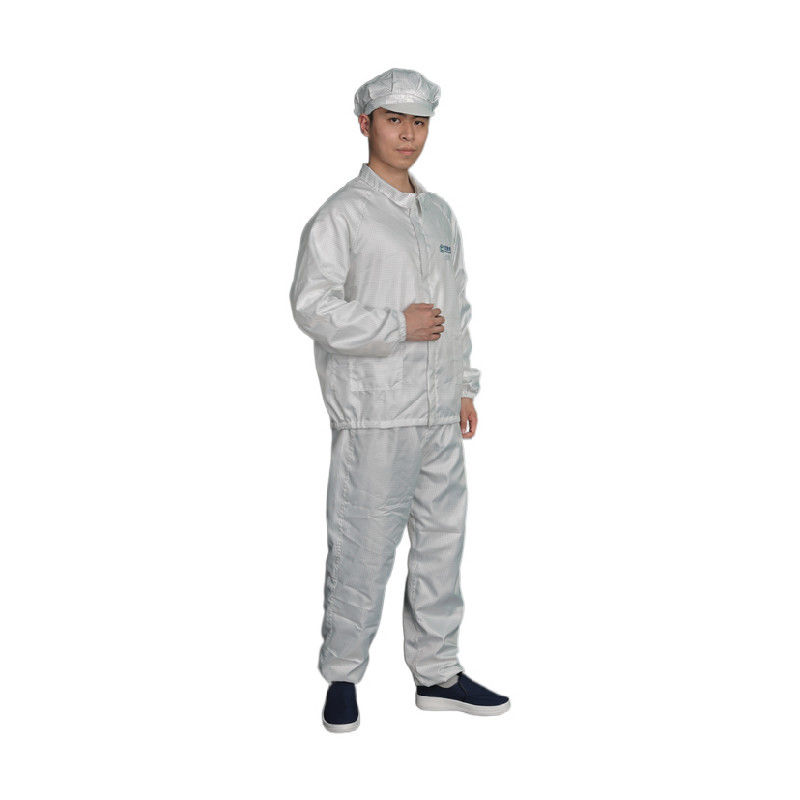ESD coverall cleanroom clothes Anti-static cleanroom garments ESD clothes supplier from China
