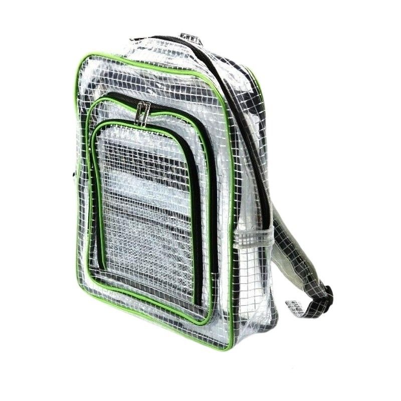 Clean Room ESD Anti Static PVC Grid Backpack Customized LOGO Cleanroom PVC Bag